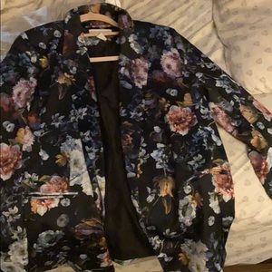 Floral blazer